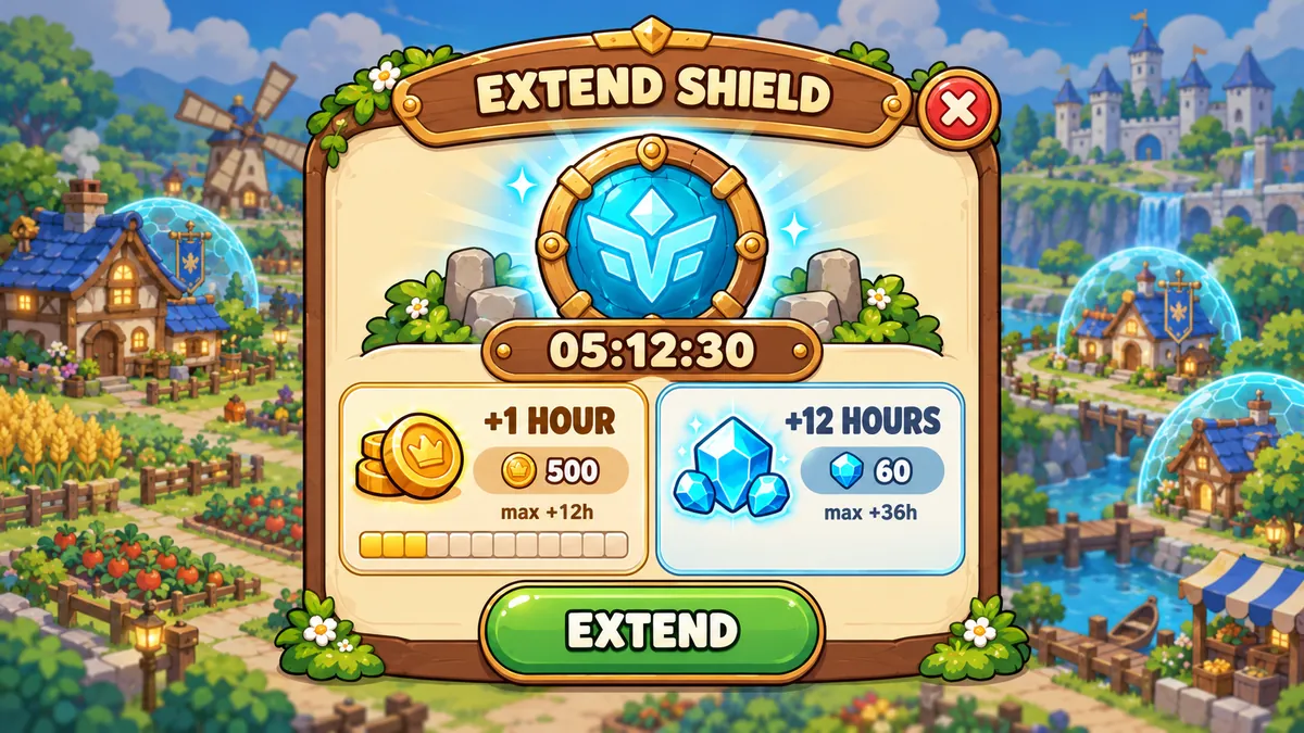 หน้าต่างยืดโล่ เงินในเกมหรือเพชร